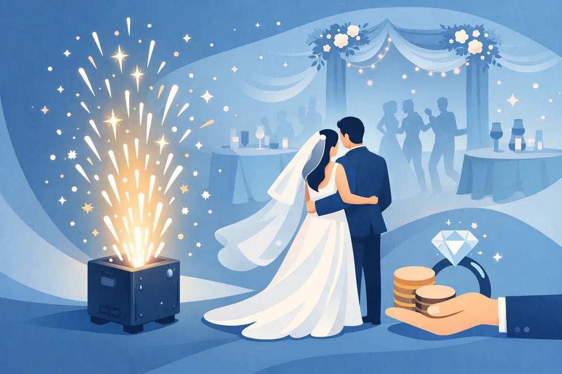 Are Cold Spark Machines for Weddings Worth It? - DJ And Photo Booth Supply