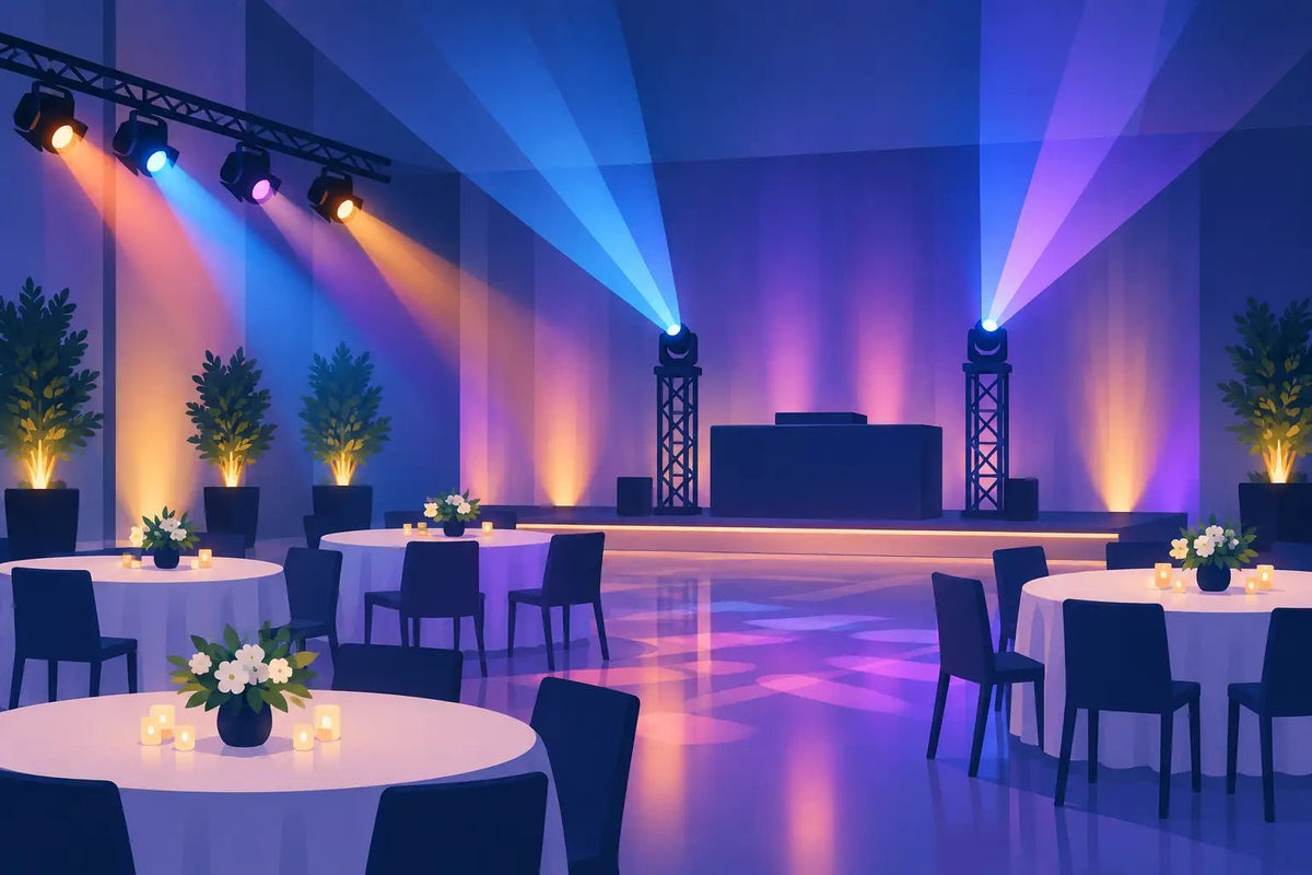 Best Event Lighting Effects for Better Rentals - DJ And Photo Booth Supply