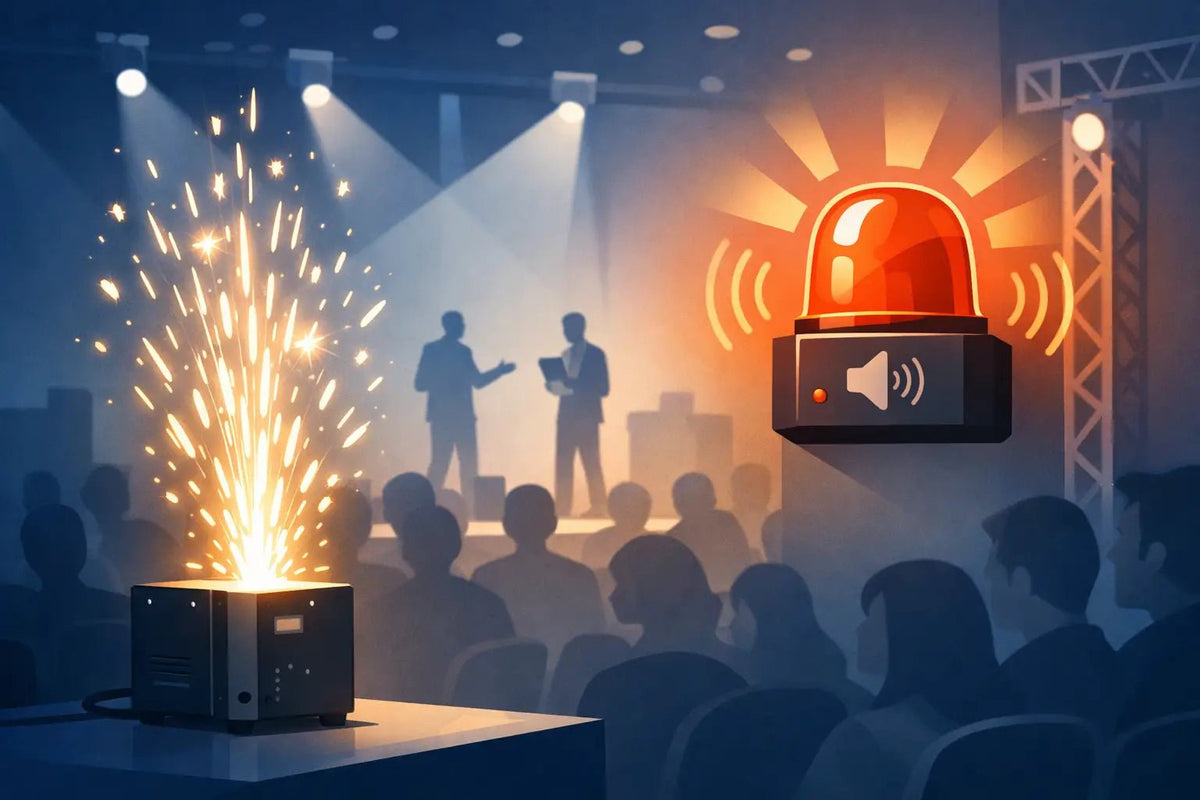 Can Cold Sparks Trigger Alarms at Events? - DJ And Photo Booth Supply