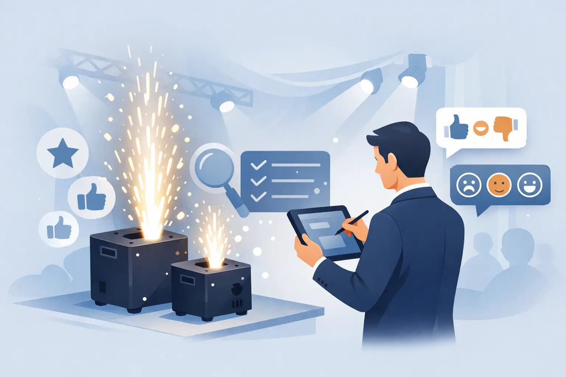 Cold Spark Reviews: What Event Pros Should Check - DJ And Photo Booth Supply