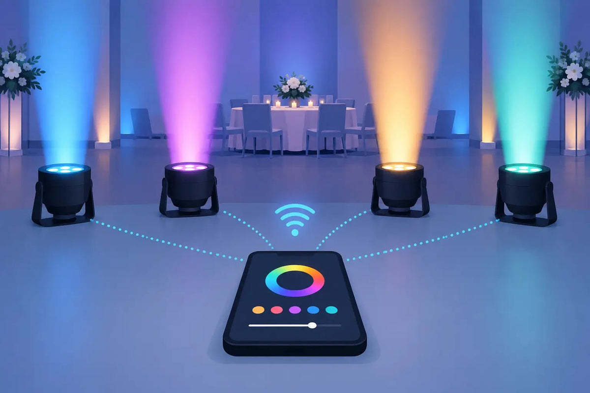 How to Sync Wireless Uplights for Every Event - DJ And Photo Booth Supply