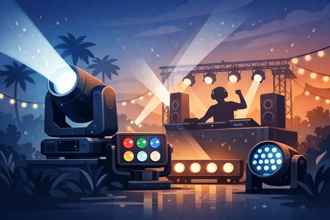 IP65 DJ Lights for Outdoor Events That Earn - DJ And Photo Booth Supply