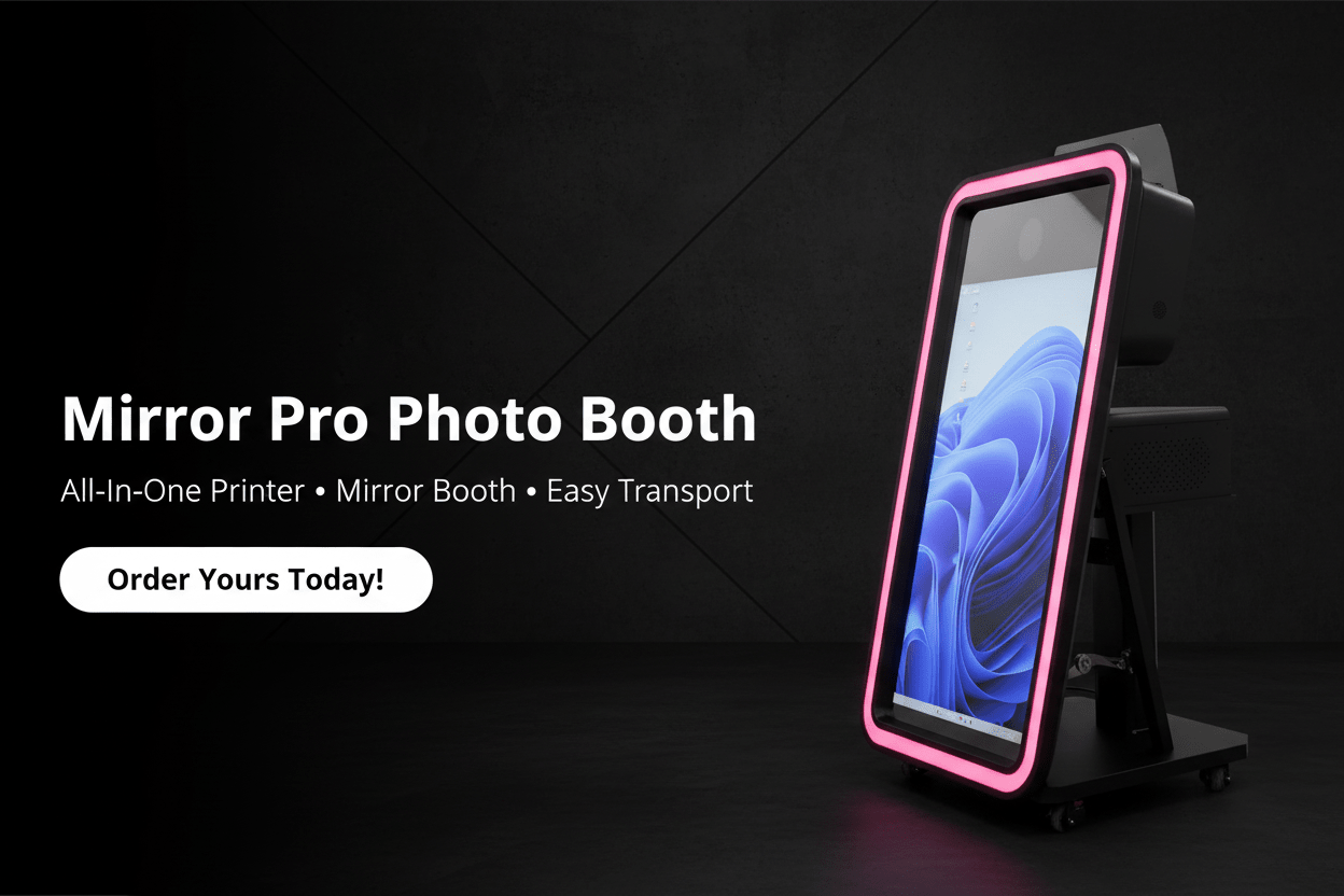 Mirror Pro Photo Booth for Sale: A Premium Booth Built for Event Professionals - DJ And Photo Booth Supply
