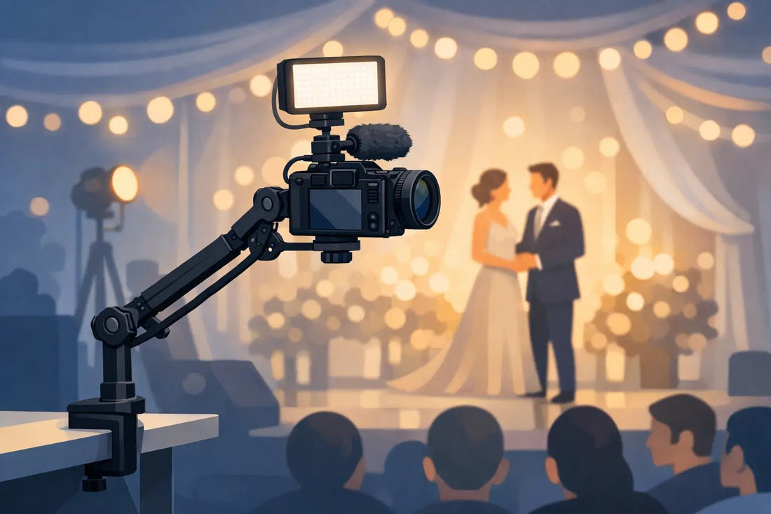 Mounting a Glam Cam Arm for Stable Event Video - DJ And Photo Booth Supply