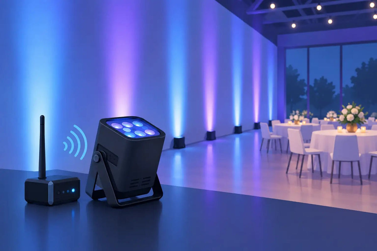 Wireless Uplight DMX for Better Event Packages - DJ And Photo Booth Supply