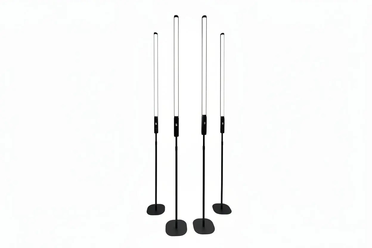 360 Tube Light Stands | Set of 4 Stands with Carrying Bag for LED Tube Lights - DJ And Photo Booth Supply