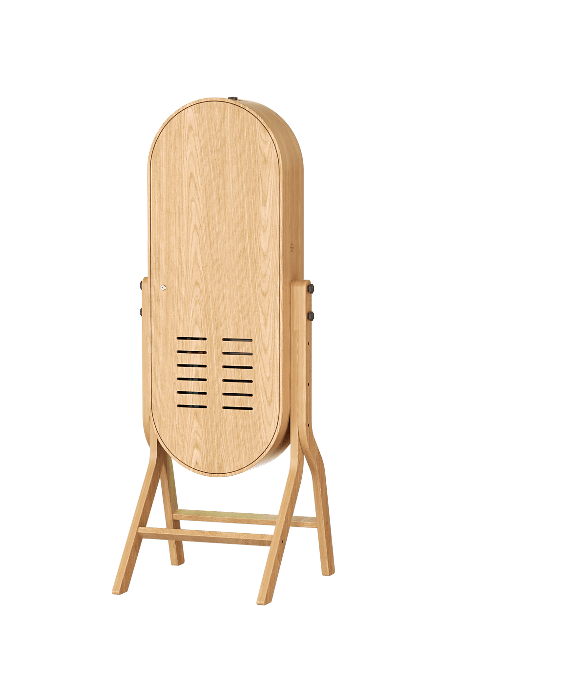 55 Inch Mirror 21.5 Inch Touch Screen Wood Photo Booth DJPBS-55PB Wood Mirror Booth - DJ And Photo Booth Supply