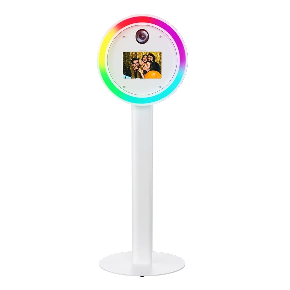 Elevate Your Events with the CHIMEE HQ24PB-Q2 Round Photo Booth for iPad & Surface Pro