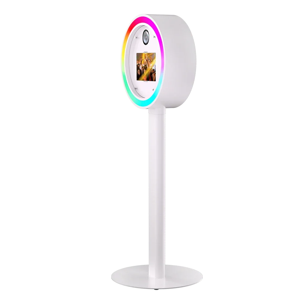 Elevate Your Events with the CHIMEE HQ24PB-Q2 Round Photo Booth for iPad & Surface Pro
