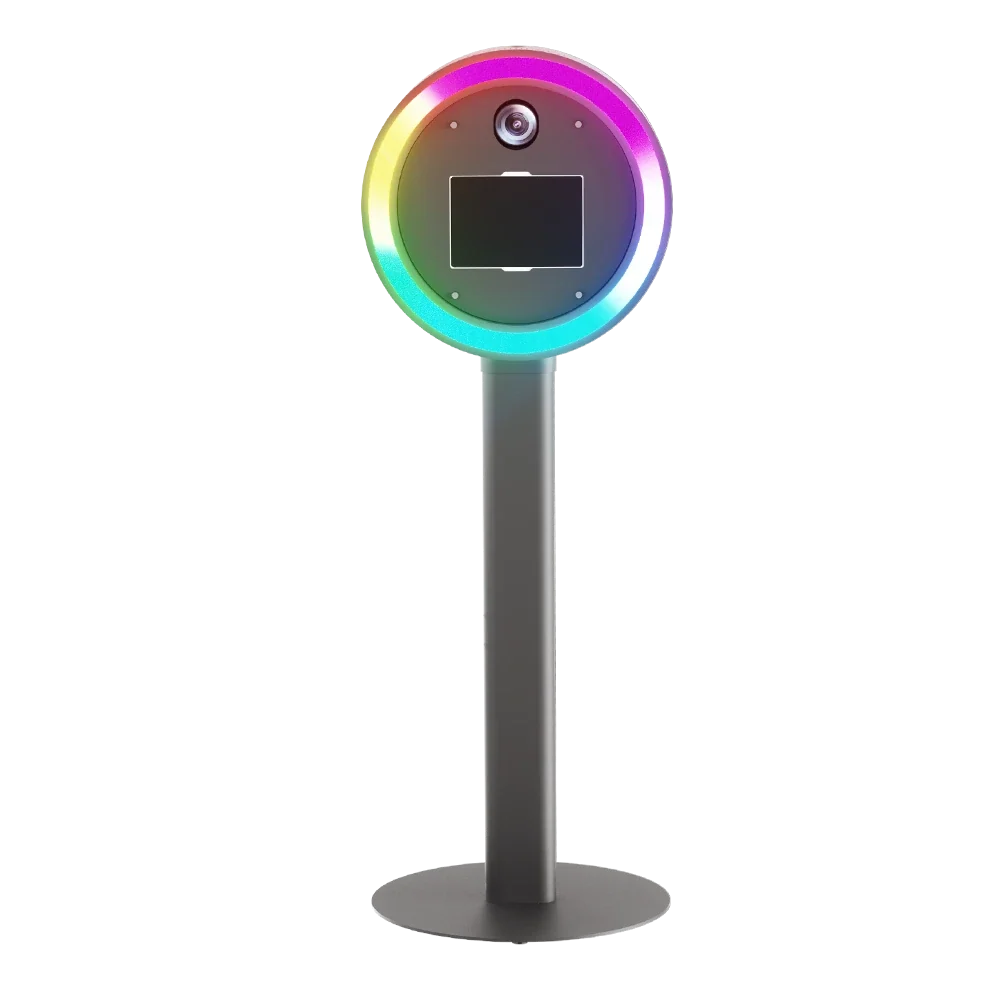 Elevate Your Events with the CHIMEE HQ24PB-Q2 Round Photo Booth for iPad & Surface Pro