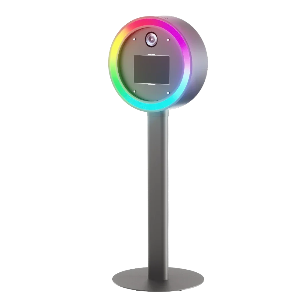 Elevate Your Events with the CHIMEE HQ24PB-Q2 Round Photo Booth for iPad & Surface Pro
