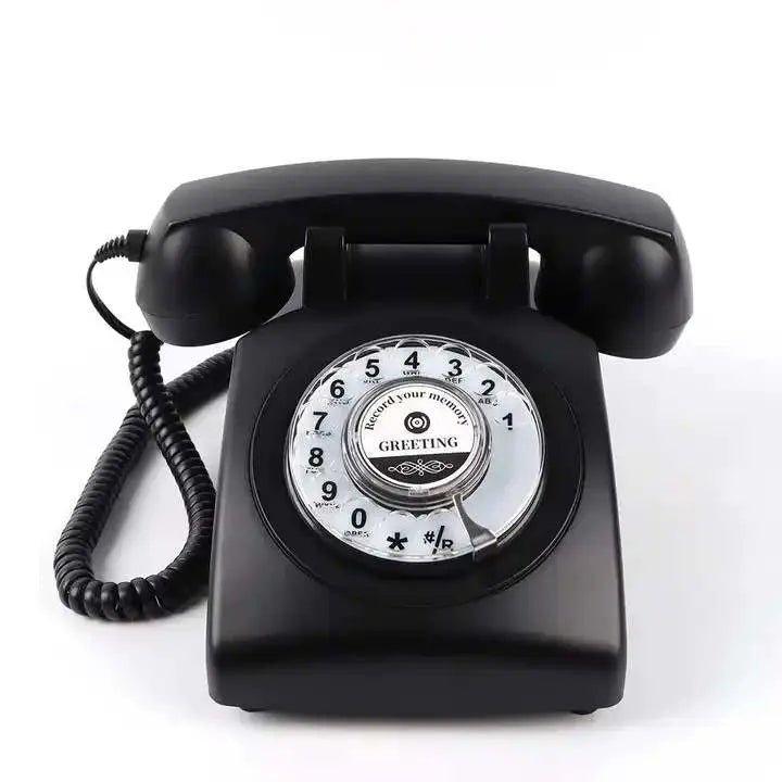 Audio Guest Book Wedding Phone with Rotation Dial - DJ And Photo Booth Supply