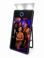 Blade Mirror Photo Booth |53.5 -Inch Touch Screen DSLR Slim Mirror Booth - Best Mirror Booth For Sale - Photo Booths For Sale. Demo- 3 Year Warranty Included - DJ And Photo Booth Supply