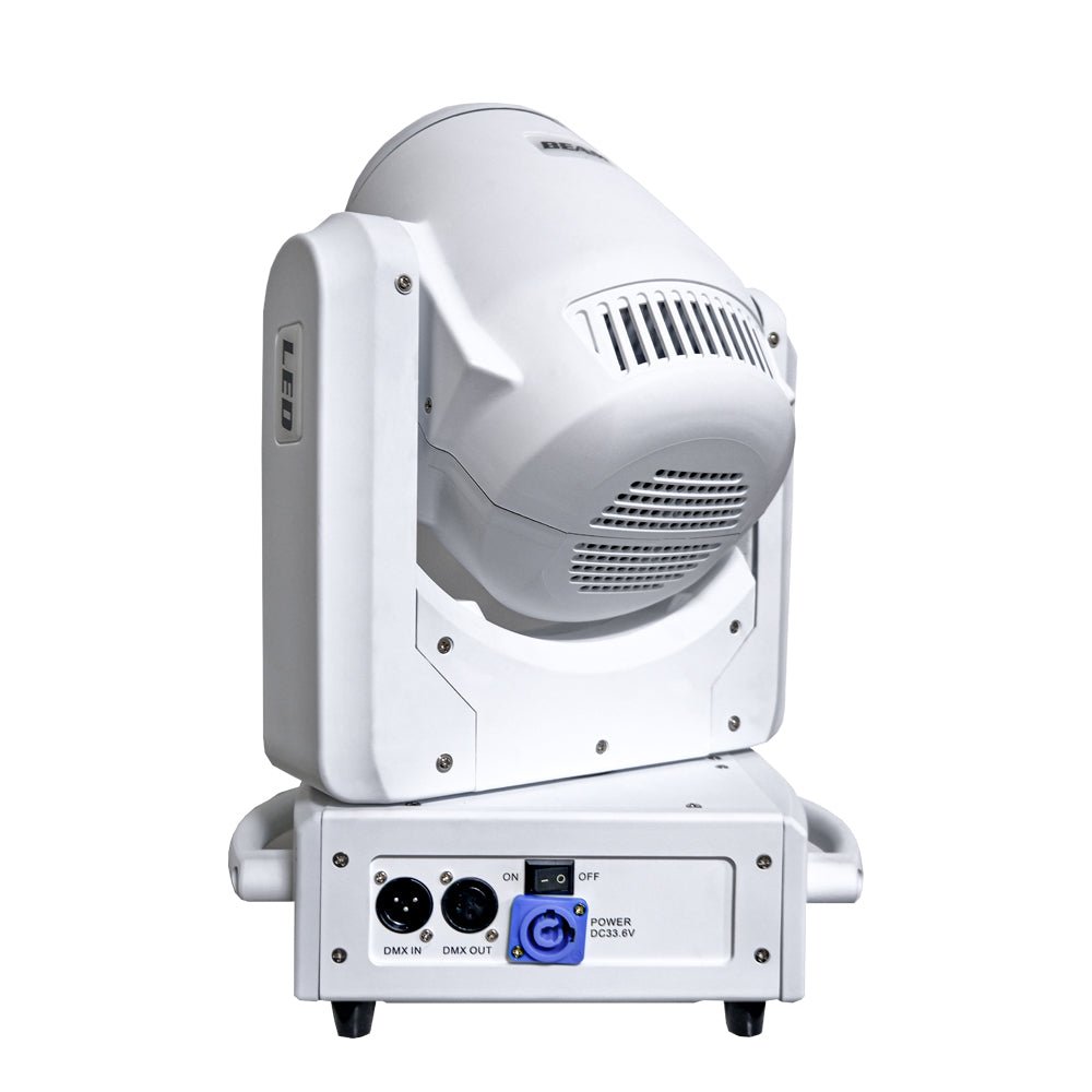 Both Lighting BPM-BEAM 100W Wireless Battery Moving Head | Gobos, RGB Halo & Cordless DMX - DJ And Photo Booth Supply
