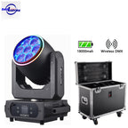 Both Lighting BPM-Splash X | Wireless Battery Moving Head Wash with RGB Halo Ring - DJ And Photo Booth Supply