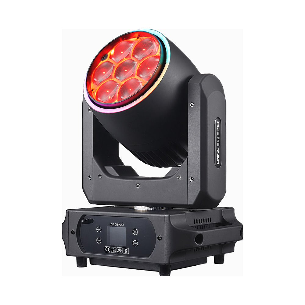 Both Lighting BPM-Splash X | Wireless Battery Moving Head Wash with RGB Halo Ring - DJ And Photo Booth Supply