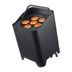 Both Lighting DJPBS-6IP Wireless Uplight | RGBAW Battery DJ LED Wash Fixture - DJ And Photo Booth Supply