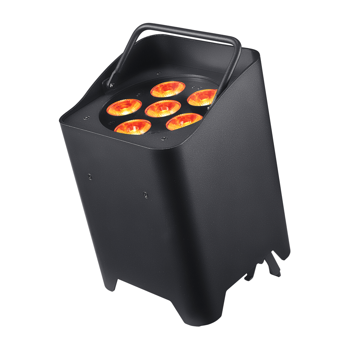 Both Lighting DJPBS-6IP Wireless Uplight | RGBAW Battery DJ LED Wash Fixture - DJ And Photo Booth Supply