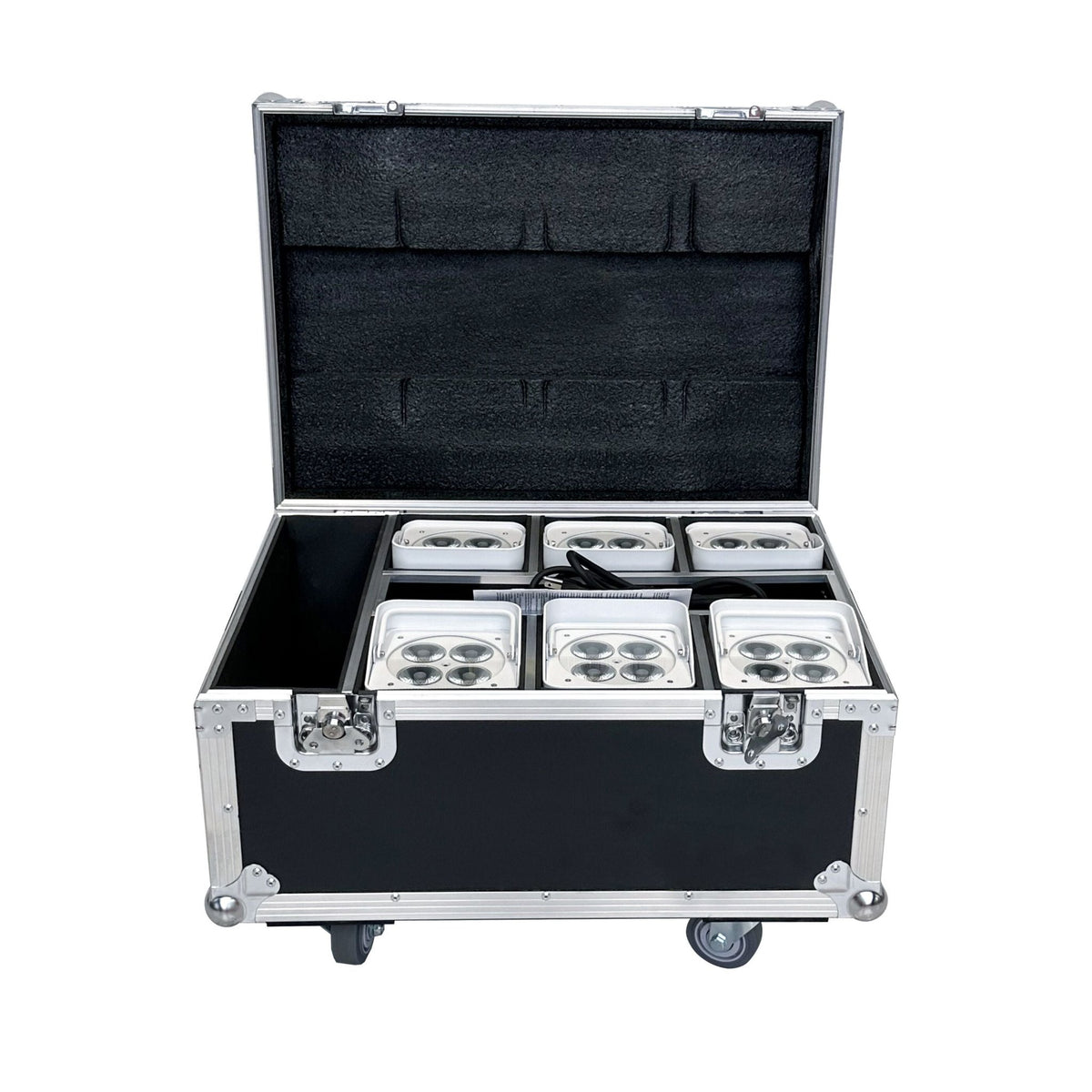 Both Lighting DJPBS-6IP Wireless Uplight | RGBAW Battery DJ LED Wash Fixture - DJ And Photo Booth Supply