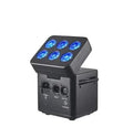 DJ and Photo Booth Supply 6x18w Flip Par RGBWA - DJ And Photo Booth Supply