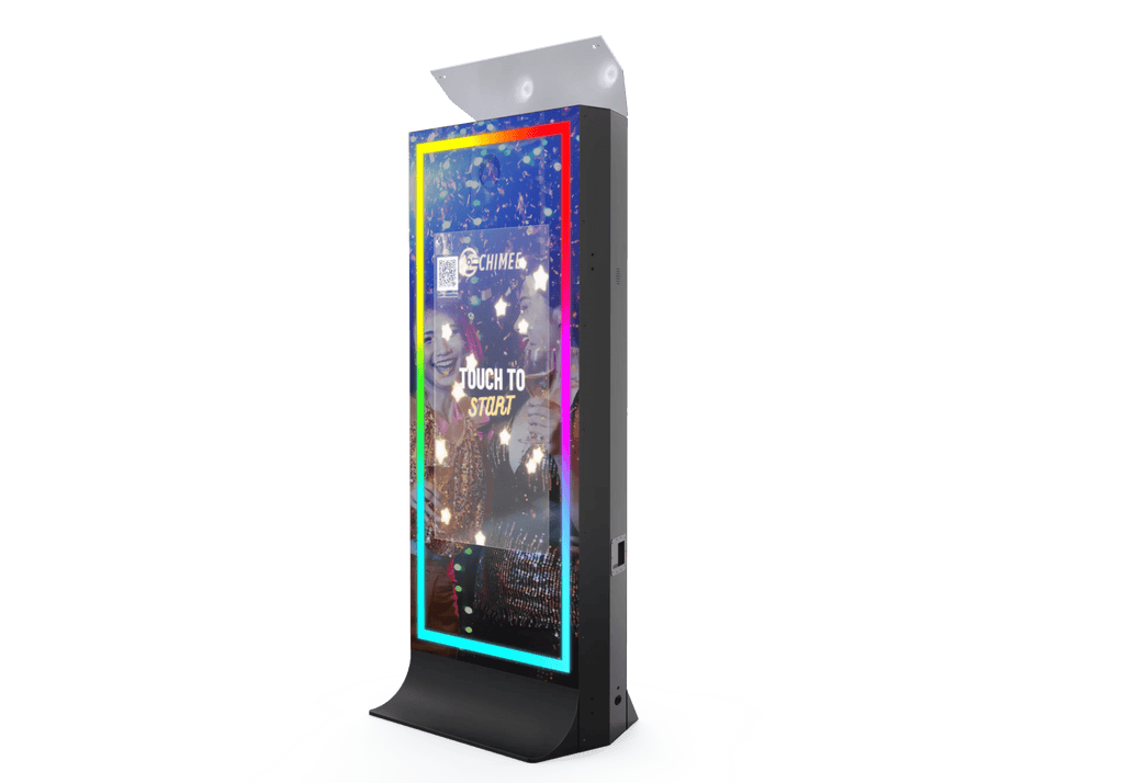 DJPBS 43 Inch 4K Touch Screen 72 Inch Tower Mirror Photo Booth DJ-PBS43 Tower Mirror Photo Booth - DJ And Photo Booth Supply