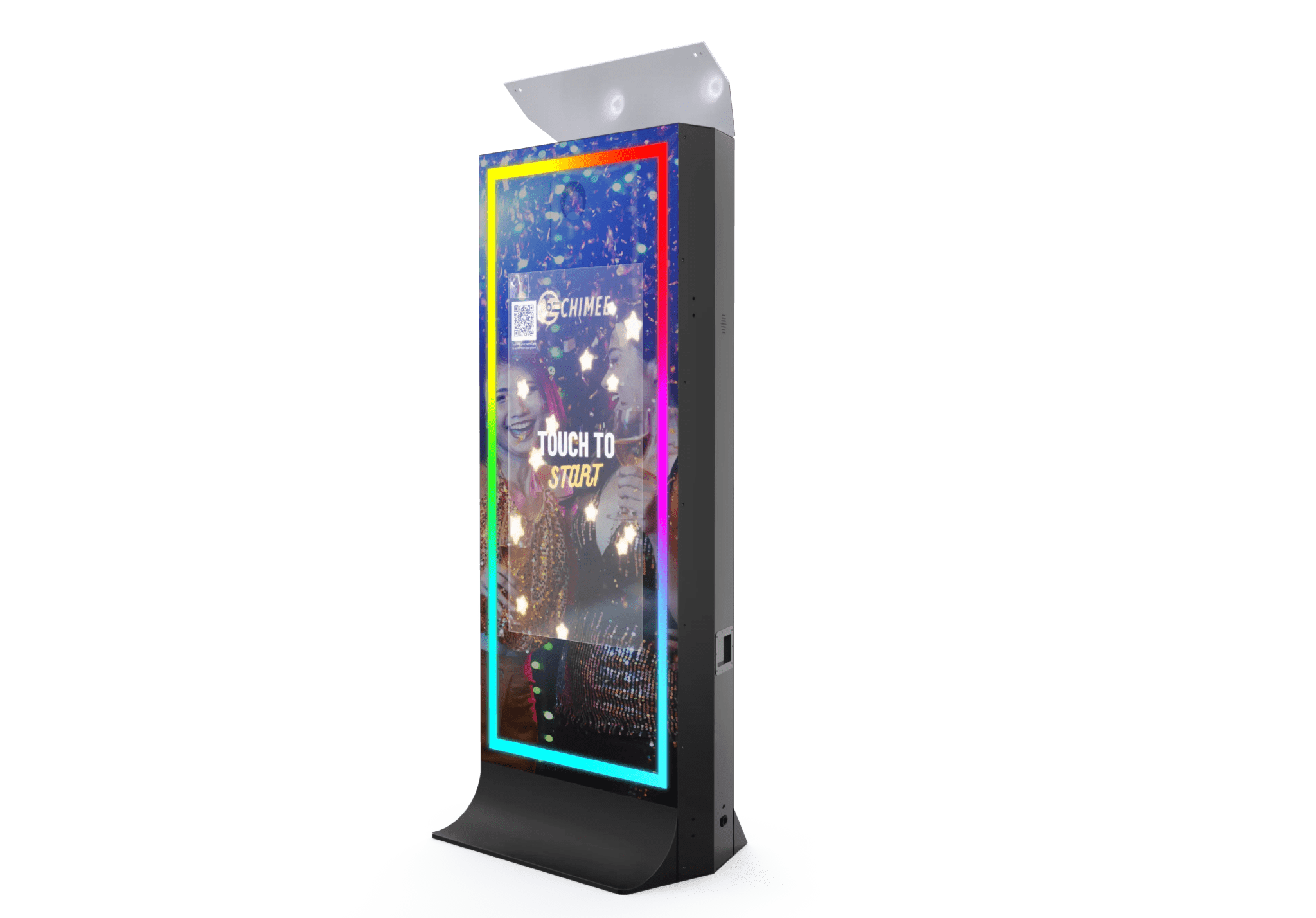 DJPBS 43 Inch 4K Touch Screen 72 Inch Tower Mirror Photo Booth DJ-PBS43 Tower Mirror Photo Booth - DJ And Photo Booth Supply