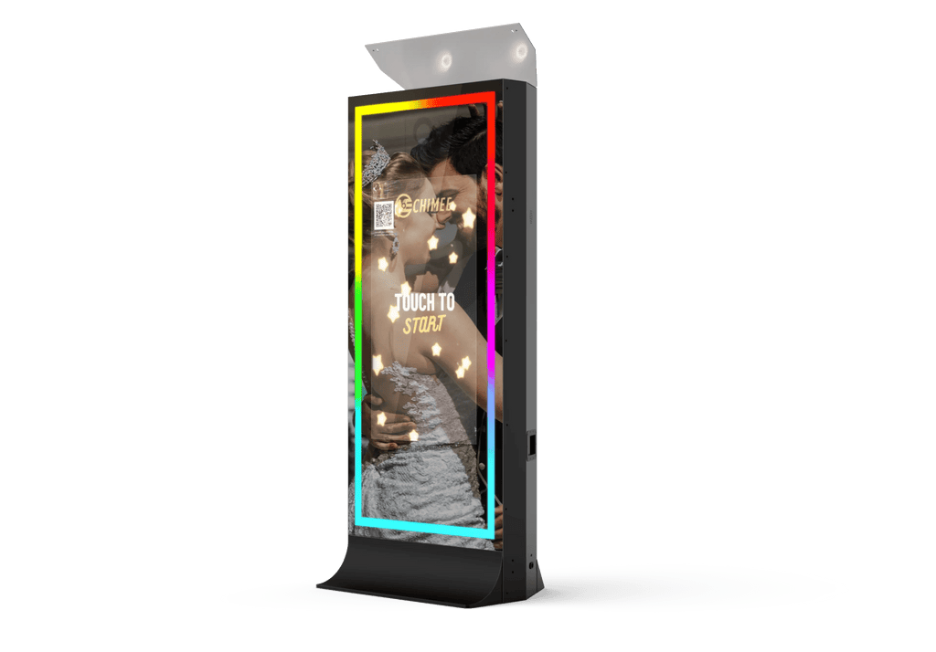 DJPBS 43 Inch 4K Touch Screen 72 Inch Tower Mirror Photo Booth DJ-PBS43 Tower Mirror Photo Booth - DJ And Photo Booth Supply