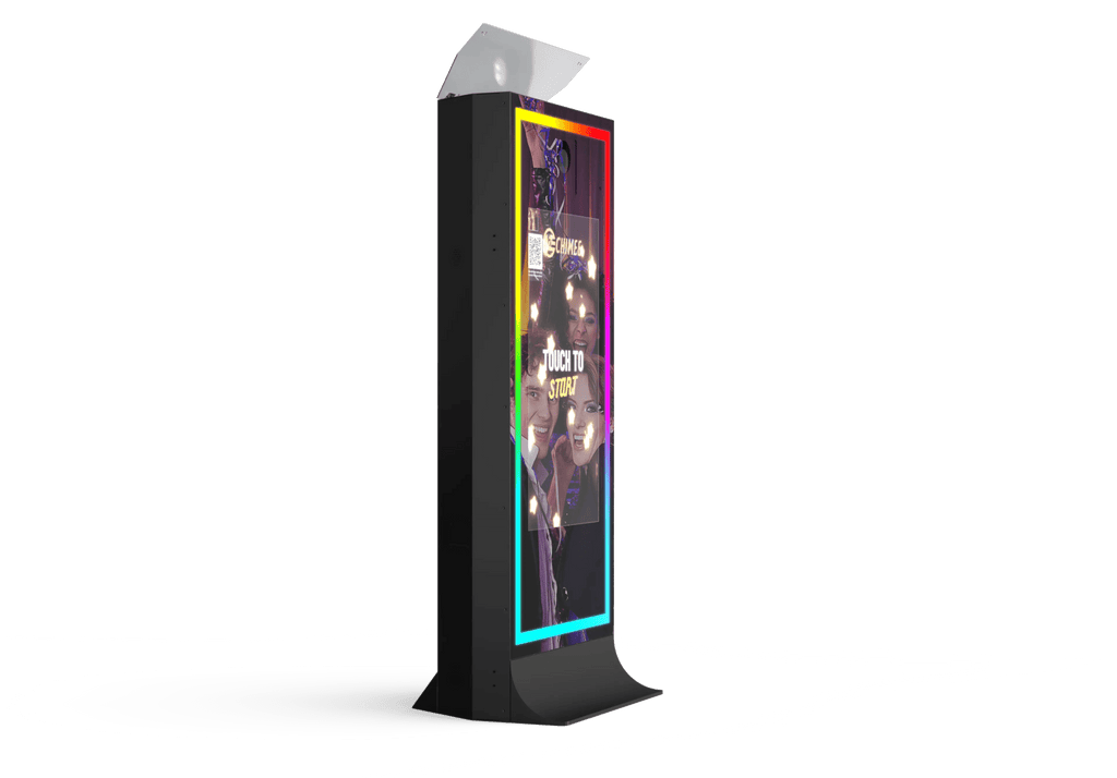 DJPBS 43 Inch 4K Touch Screen 72 Inch Tower Mirror Photo Booth DJ-PBS43 Tower Mirror Photo Booth - DJ And Photo Booth Supply