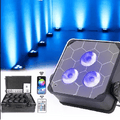 DJPBS - S36A Wireless Uplight 3 LED - DJ And Photo Booth Supply