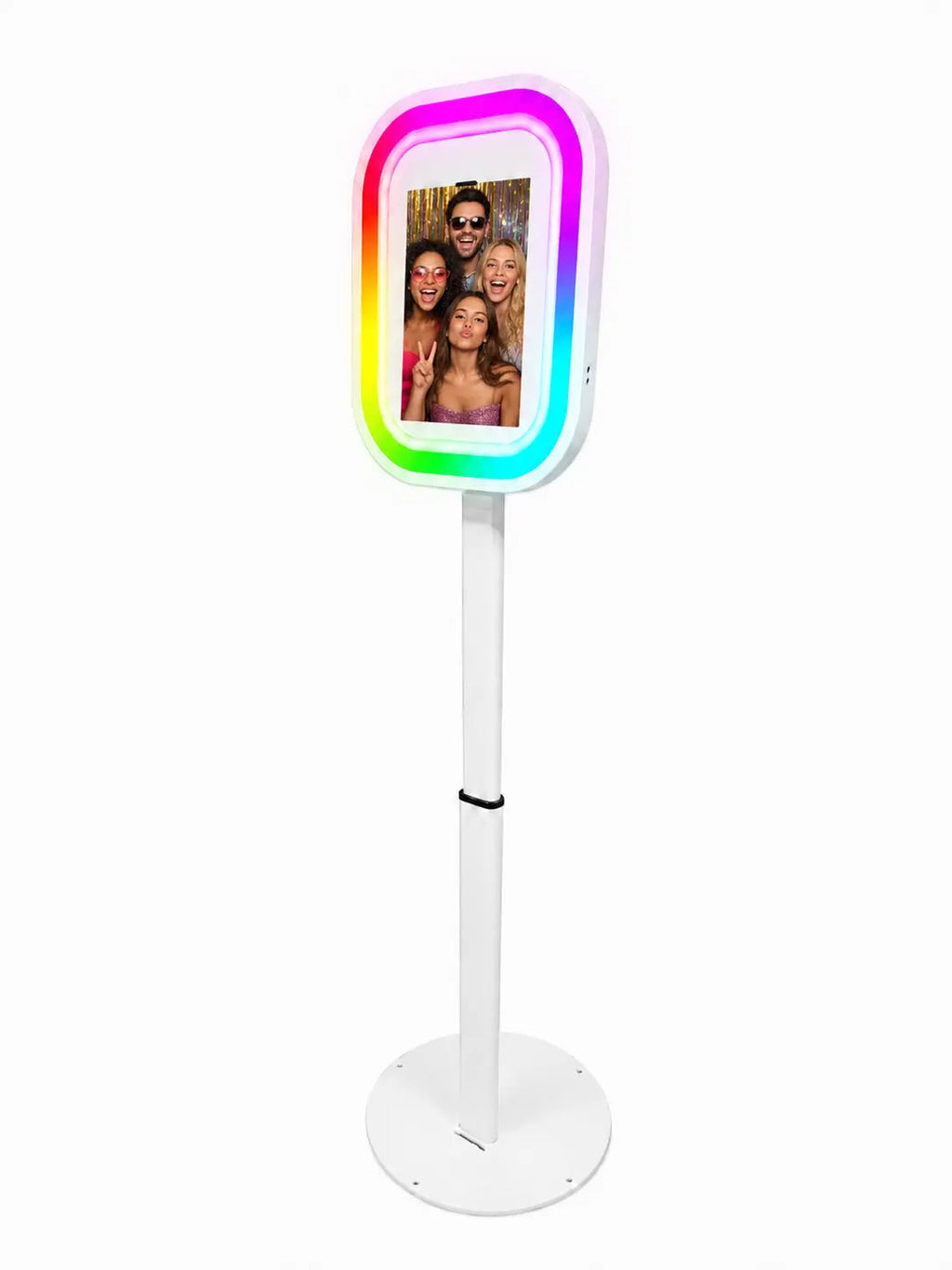 Flash Frame iPad Photo Booth | RGBW LED Color Changing Frame + Roamer - DJ And Photo Booth Supply
