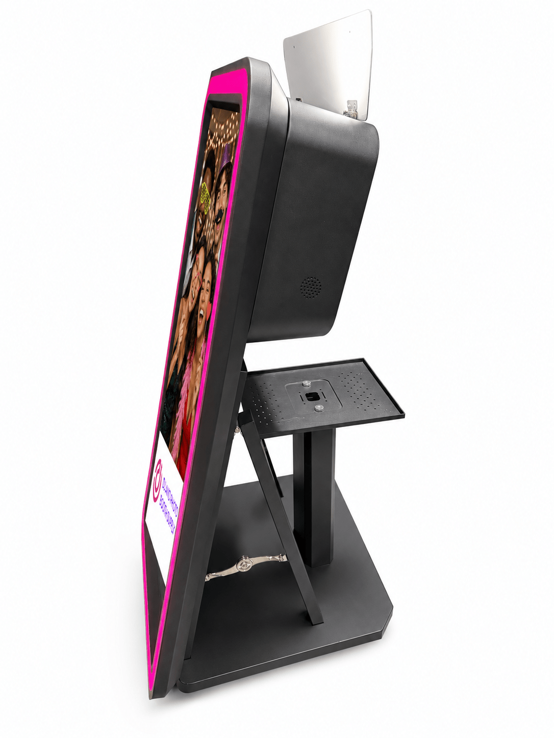 Mirror Booth Pro™ Photo Booth / Printer Shelf All In One|43-Inch Touch Screen DSLR Mirror Booth Pro™ - Best Mirror Photo Booth For Sale - Photo Booths For Sale. - DJ And Photo Booth Supply