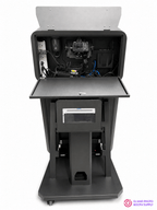 Mirror Booth Pro™ Photo Booth / Printer Shelf All In One|43-Inch Touch Screen DSLR Mirror Booth Pro™ - Best Mirror Photo Booth For Sale - Photo Booths For Sale. - DJ And Photo Booth Supply
