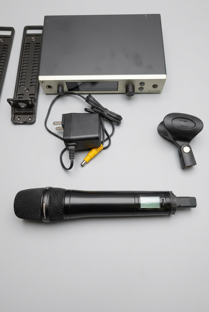 Sennheiser microphone detail