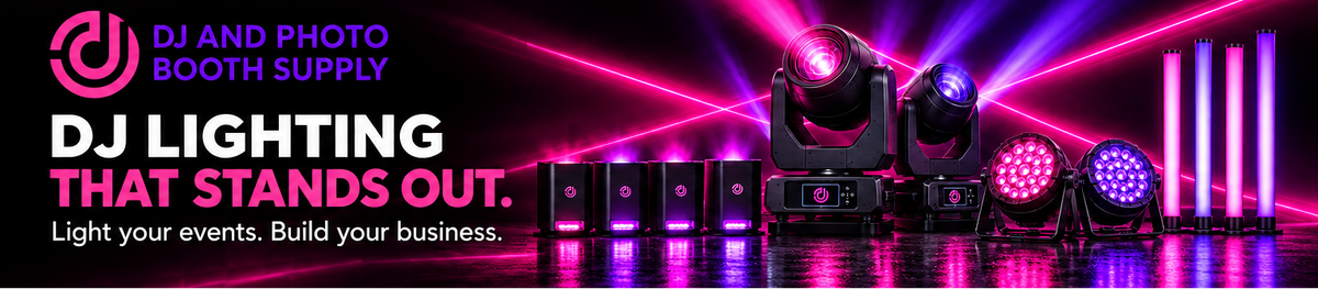 Shorter, wider DJ lighting banner